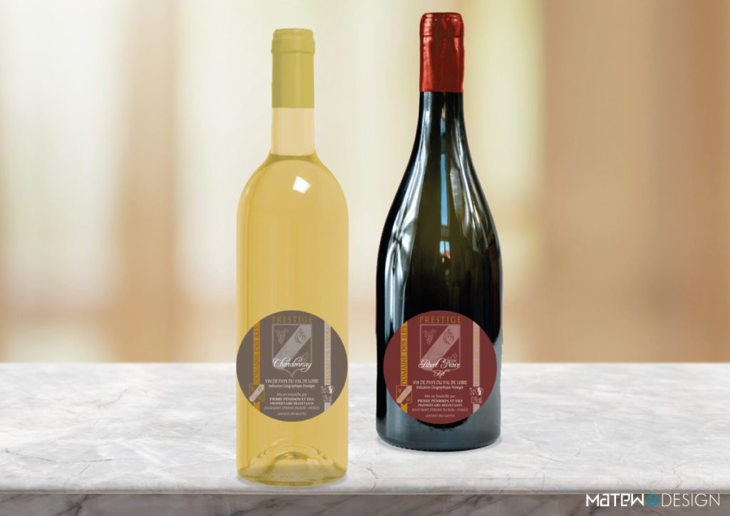 Packaging - Etiquette de vin